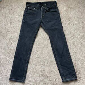 Levis 511 Jeans Mens Size 31x30 Black Skinny Straight Denim Classic Normcore